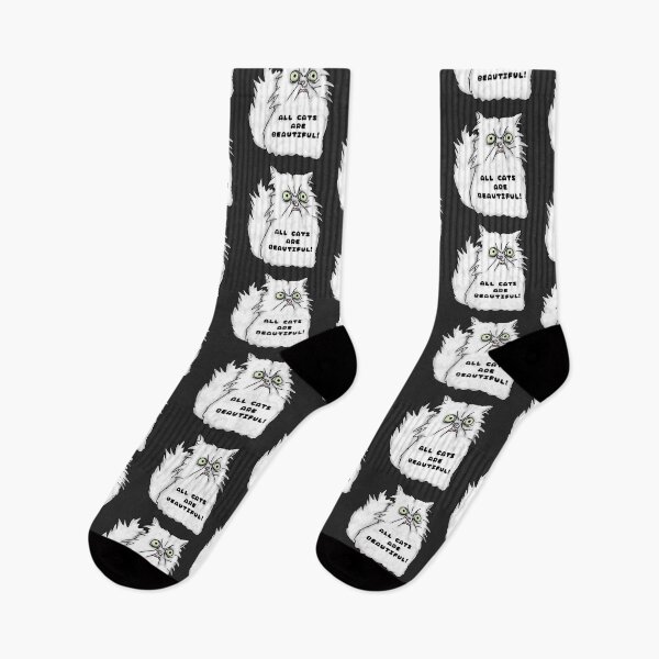 Item preview, ALL CATS ARE BEAUTIFUL, UGLY FUNNY CAT DESIGN designed and sold by La Loca.