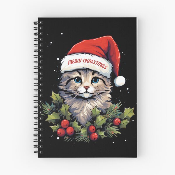 Aperçu de l'œuvre  Conception de Noël Meow Kitty créée et vendue par AMONGIFTS.