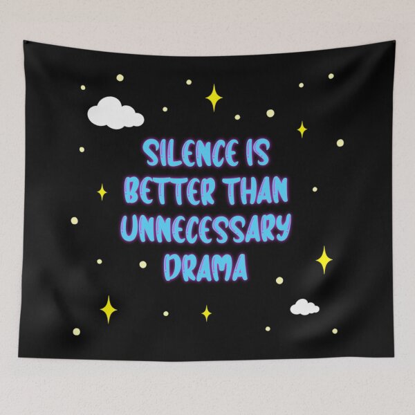 Item preview, El silencio es mejor que el drama innecesario designed and sold by JMDesignHouse.