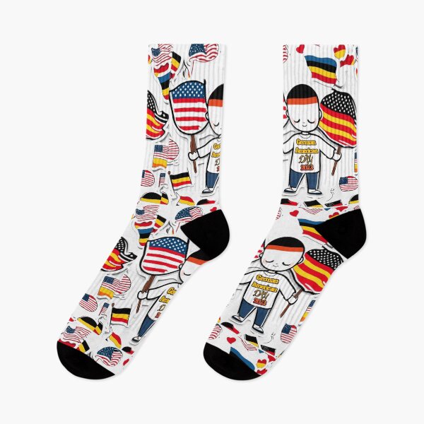 Item preview, Commemorations for German-American Day 2023, love flags USA-German designed and sold by sosmod1.