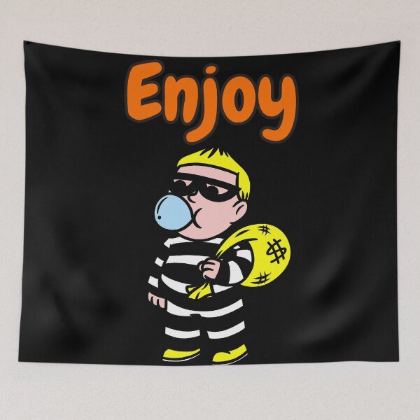 Item preview, “Enjoy” slogan shirt for men and women designed and sold by Nokart.