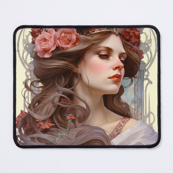 Item preview, Roman Woman Art Nouveau Style designed and sold by ArtNouveauChic.