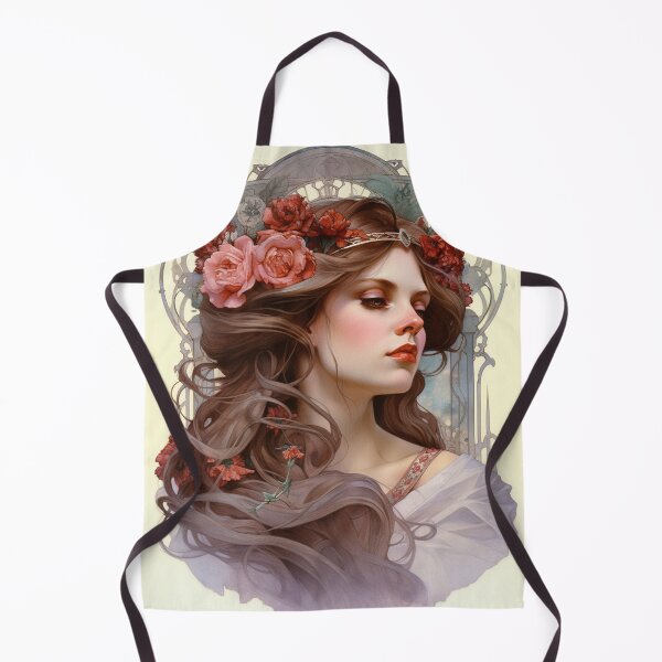 Item preview, Roman Woman Art Nouveau Style designed and sold by ArtNouveauChic.