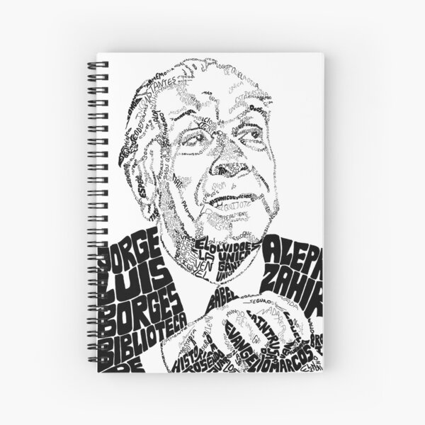 Item preview, Typographic portrait with quotes by Jorge Luis Borges designed and sold by begoblazquez.