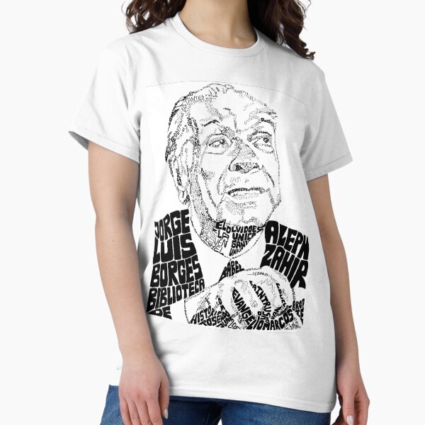 Item preview, Typographic portrait with quotes by Jorge Luis Borges designed and sold by begoblazquez.