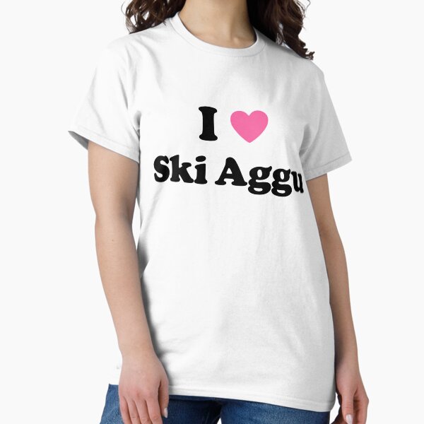 Item preview, I love skiing aggu designed and sold by janesfandesigns.