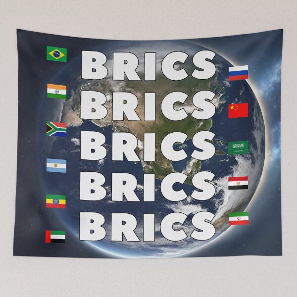 Item preview, Countries that make up the BRICS group designed and sold by studio468.
