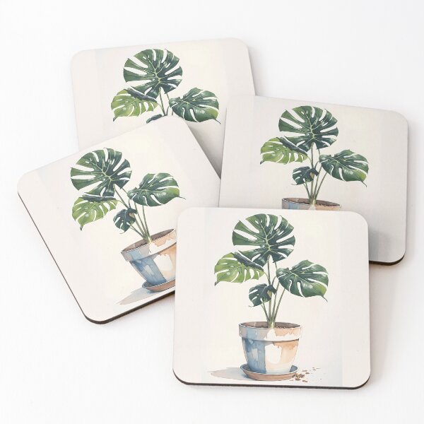 Item preview, Monstera albo in a pot designed and sold by Planthem.