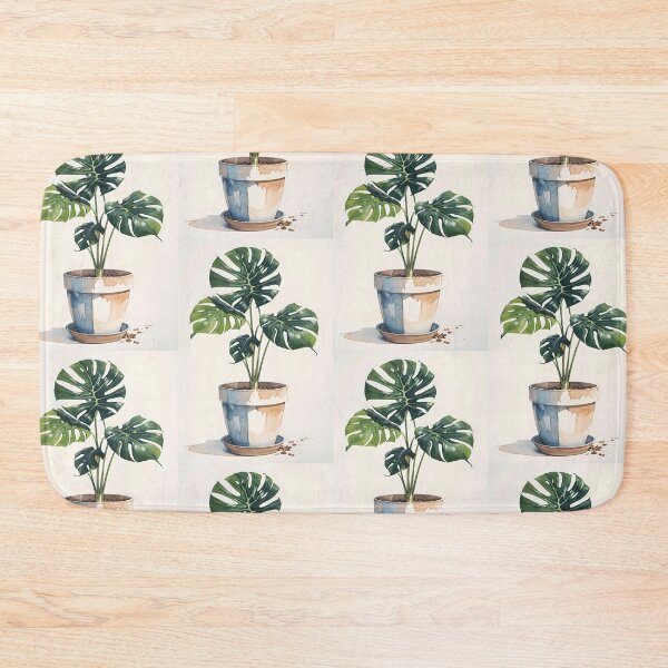 Item preview, Monstera albo in a pot designed and sold by Planthem.