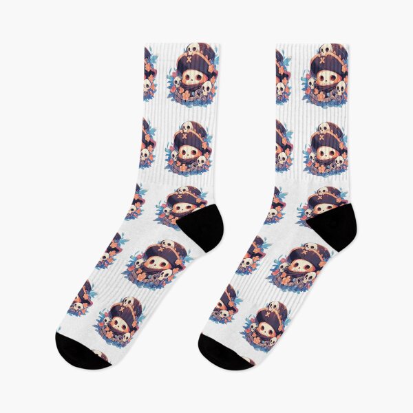 Item preview, Cute Kawaii Halloween Skull Pirate Adventures Skulls and Jolly Rogers designed and sold by CozyKawaiiArt.