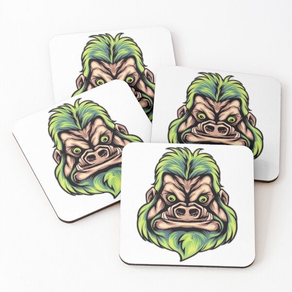 Item preview, Gorilla Face Motivational Gym Workout Monkey Animal Meme designed and sold by Jesticker.