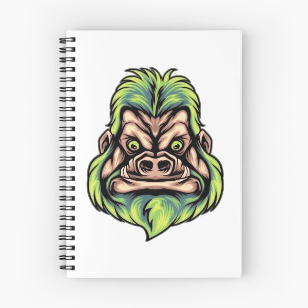 Item preview, Gorilla Face Motivational Gym Workout Monkey Animal Meme designed and sold by Jesticker.