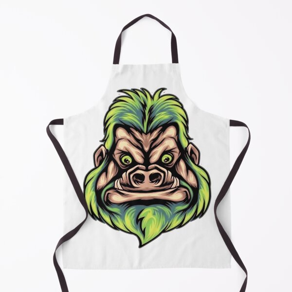 Item preview, Gorilla Face Motivational Gym Workout Monkey Animal Meme designed and sold by Jesticker.