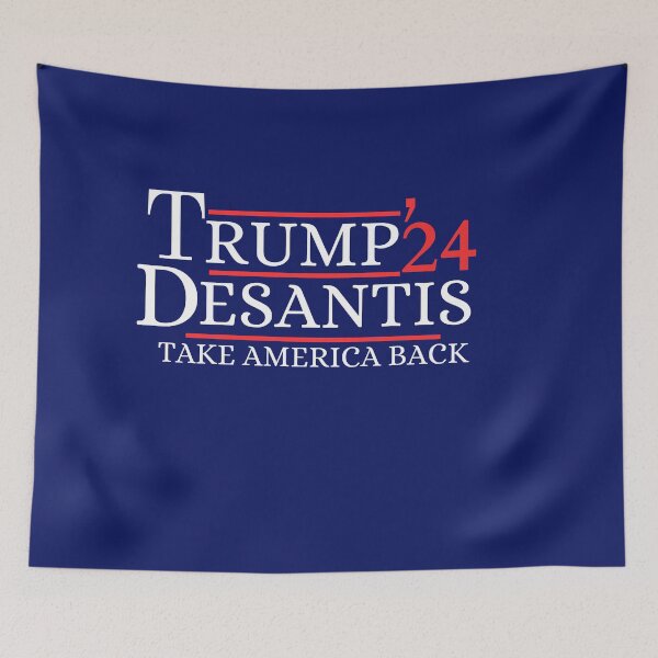 Item preview, Trump Desantis 2024 Take America Back designed and sold by ANNINOART ⭐⭐⭐⭐⭐.