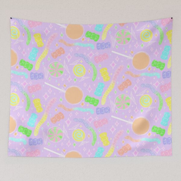 Item preview, Sweet Tooth Repeating Pattern (Purple) designed and sold by Genes-N-Tees.