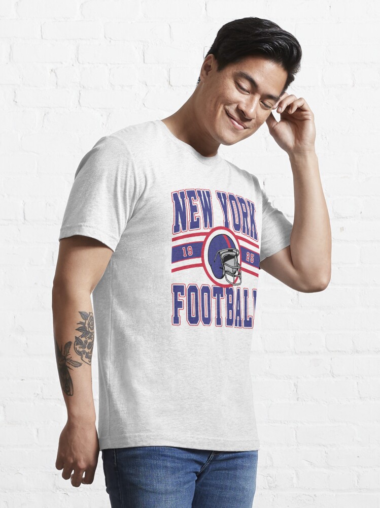 Vintage New York Football Team Retro NY Giants Goalline Sport T-Shirt Anime  t-shirt mens clothes