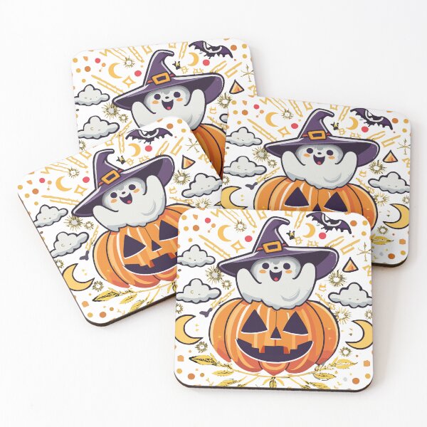 Item preview, Ghost Out of Jack-O-Lantern designed and sold by OKsionPrints.