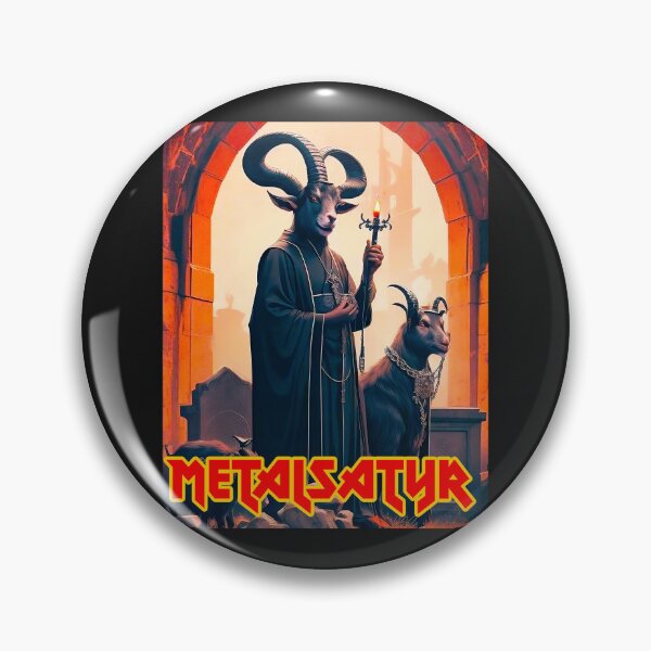 Item preview, Metal Satyr Goat priest designed and sold by MetalSatyrShop.