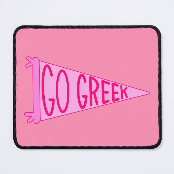 Item preview, go greek ! spirit pennant  designed and sold by abbywalk.