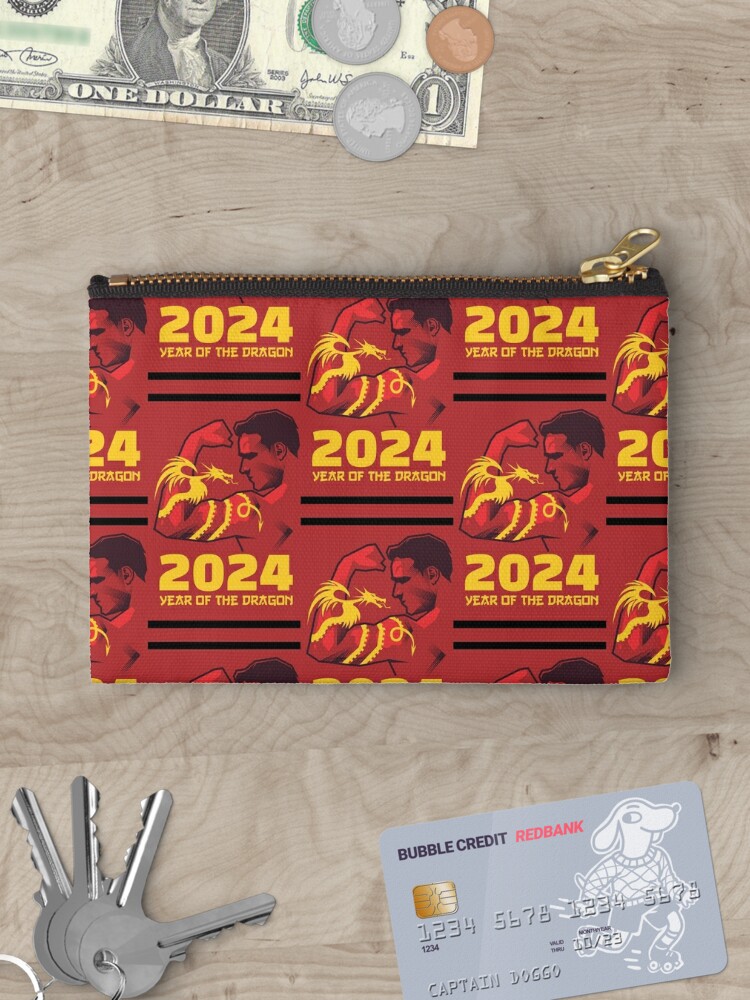 Chinese new year 2024 lucky red envelope money Vector Image