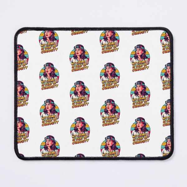 Item preview, My Crime Is That Of Curiosity designed and sold by ColorFlick.