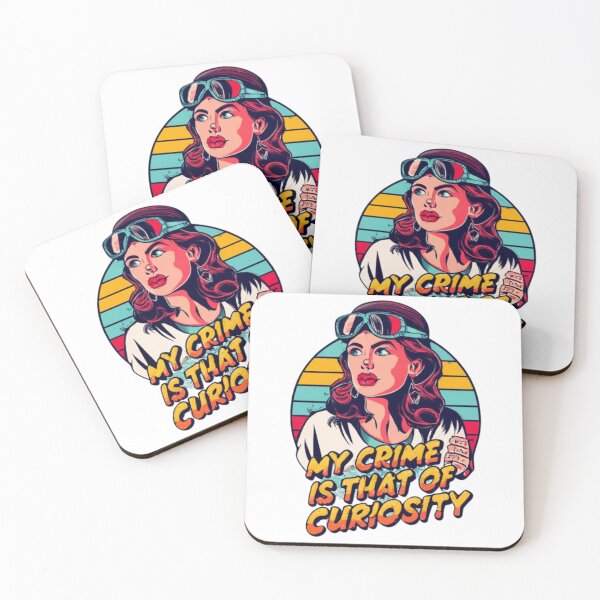 Item preview, My Crime Is That Of Curiosity designed and sold by ColorFlick.