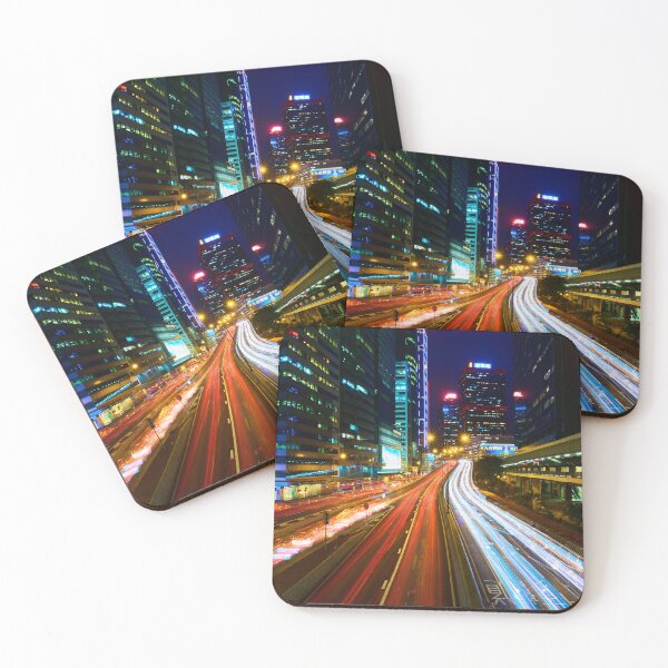 Item preview, Light trails in big city designed and sold by foppen6.