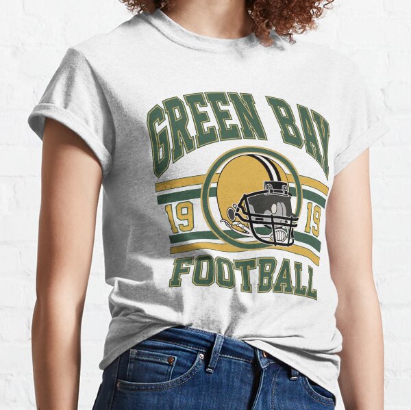 Green Bay Packers TShirt, Trendy Vintage Retro Style NFL Unisex Footba –  Bundlepng