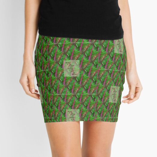 Let food be thy medicine Mini Skirt