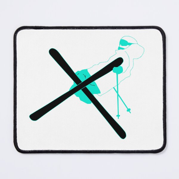 Item preview, Cyan Skier  designed and sold by Matthew Morrow.