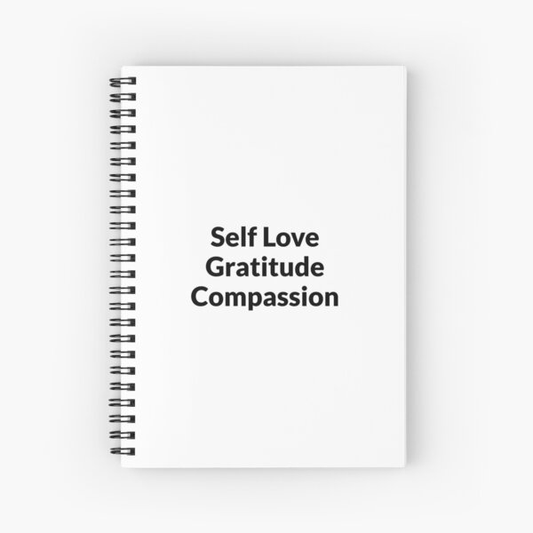 Aperçu de l'œuvre Amour de soi Gratitude Compassion créée et vendue par Inspirationmotivation.