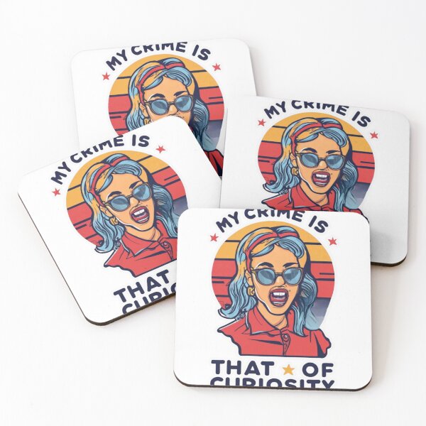 Item preview, My Crime Is That Of Curiosity designed and sold by ColorFlick.