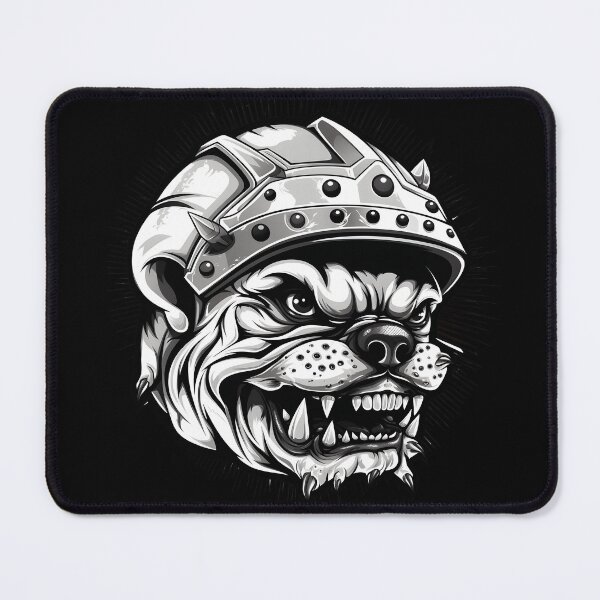 Item preview, Head Portrait Of An Angry Bulldog designed and sold by StickerOrb.