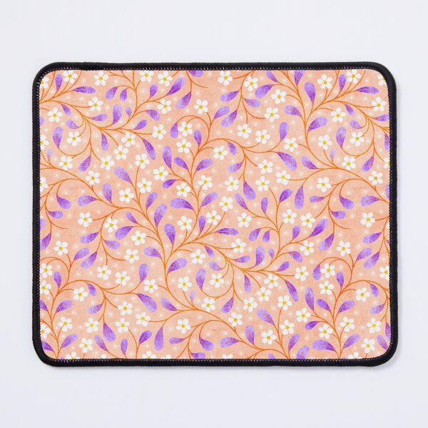 Item preview, Purple and Orange Floral Pattern designed and sold by RebeccaFlaherty.