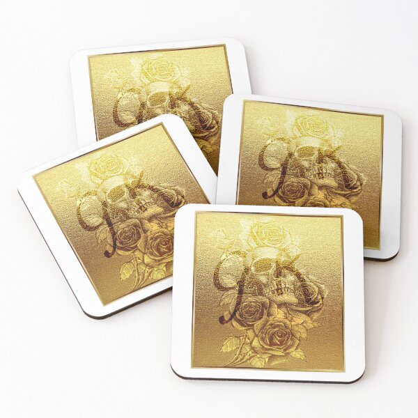 Item preview, Golden skull designed and sold by KuminaShop.