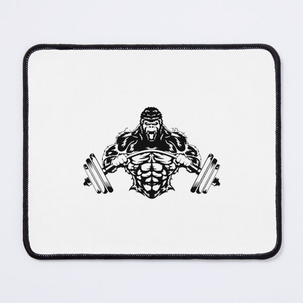 Item preview, Funny Gorilla Motivational Gym Workout Weights Gorilla designed and sold by Jesticker.