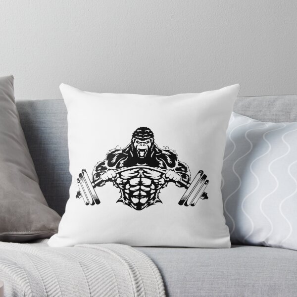 Item preview, Funny Gorilla Motivational Gym Workout Weights Gorilla designed and sold by Jesticker.