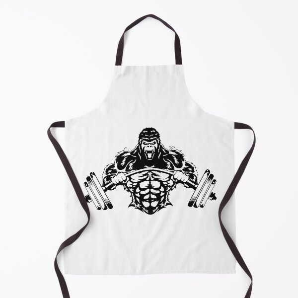 Item preview, Funny Gorilla Motivational Gym Workout Weights Gorilla designed and sold by Jesticker.