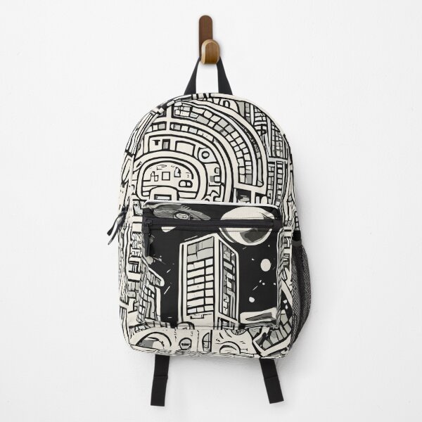 Item preview, Visionary Urban Landscape: Future City Drawing designed and sold by blackink-design.