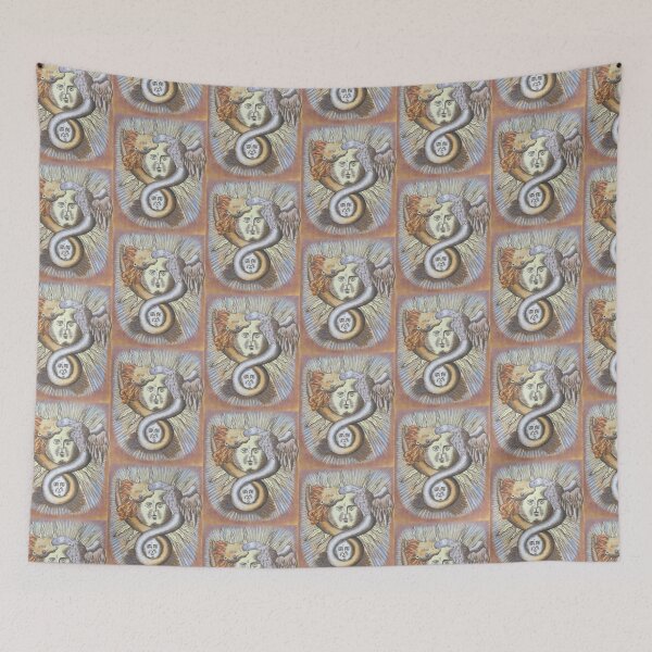 Item preview, Alchemical Sun and Moon designed and sold by Rhiannon Wolfe Art .