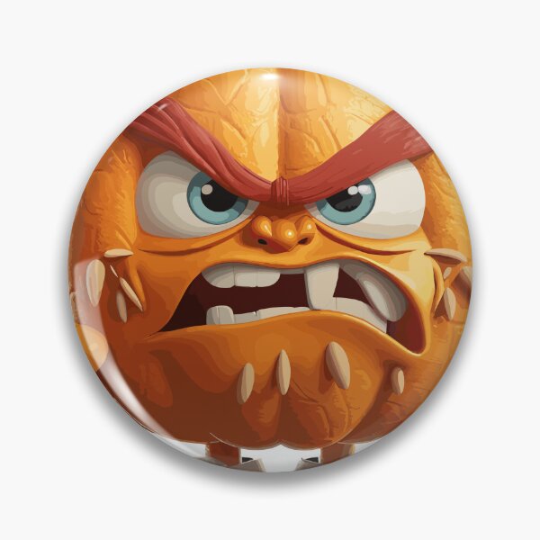 Item preview, Halloween Cute Angry Cartoon Pumpkin (Image 2/19) designed and sold by DigitalArtify.