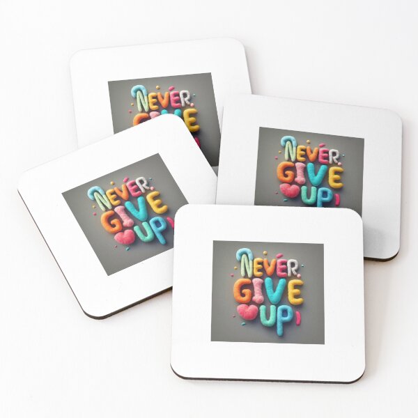 Item preview, Never Give Up designed and sold by Faunify.