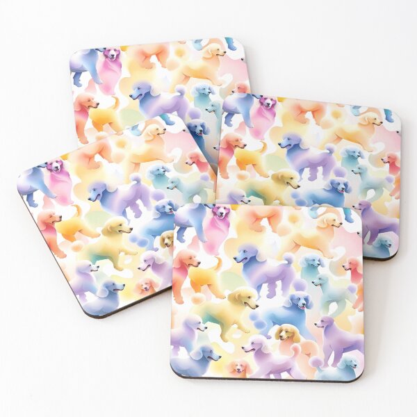 Item preview, Colorful Poodles designed and sold by purplesensation.