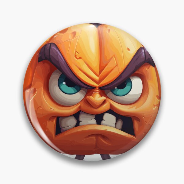 Item preview, Halloween Cute Angry Cartoon Pumpkin (Image 10/19) designed and sold by DigitalArtify.