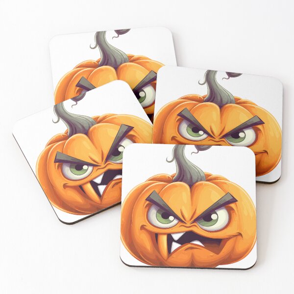 Item preview, Halloween Cute Angry Cartoon Pumpkin (Image 17/19) designed and sold by DigitalArtify.