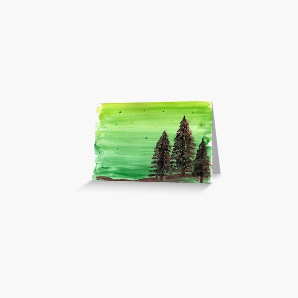 Item preview, Three Pine Trees designed and sold by Wish-N-Well.