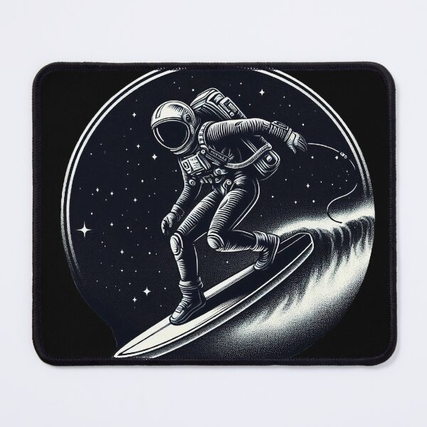 Item preview, Astronaut Space Surfing Sticker designed and sold by SGCDesignsCo.