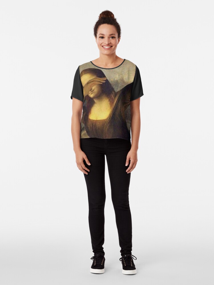 t shirt mona lisa dab