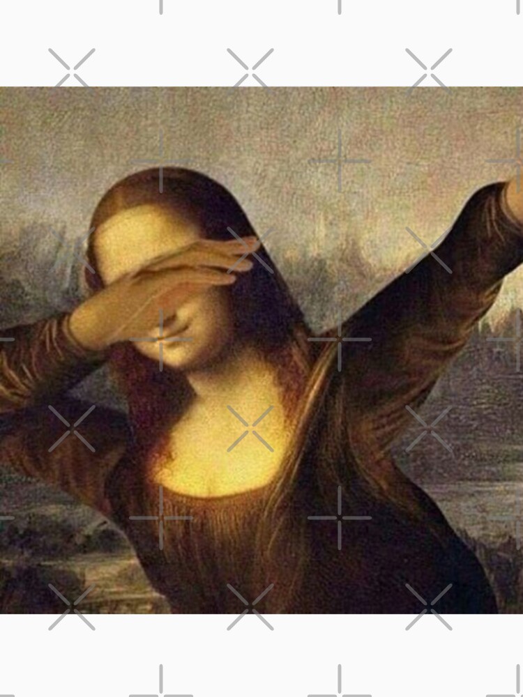 t shirt mona lisa dab