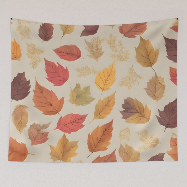 Item preview, leaves fall Autumn style pillow & duvets warm pattern designed and sold by denakh.